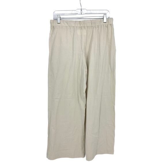 Parachute Organic Cotton Pant Womens Size Large Bone Beige Straight Leg NEW - Picture 6 of 6
